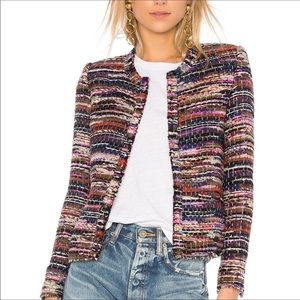 IRO Multicolor Tweed Blazer Jacket